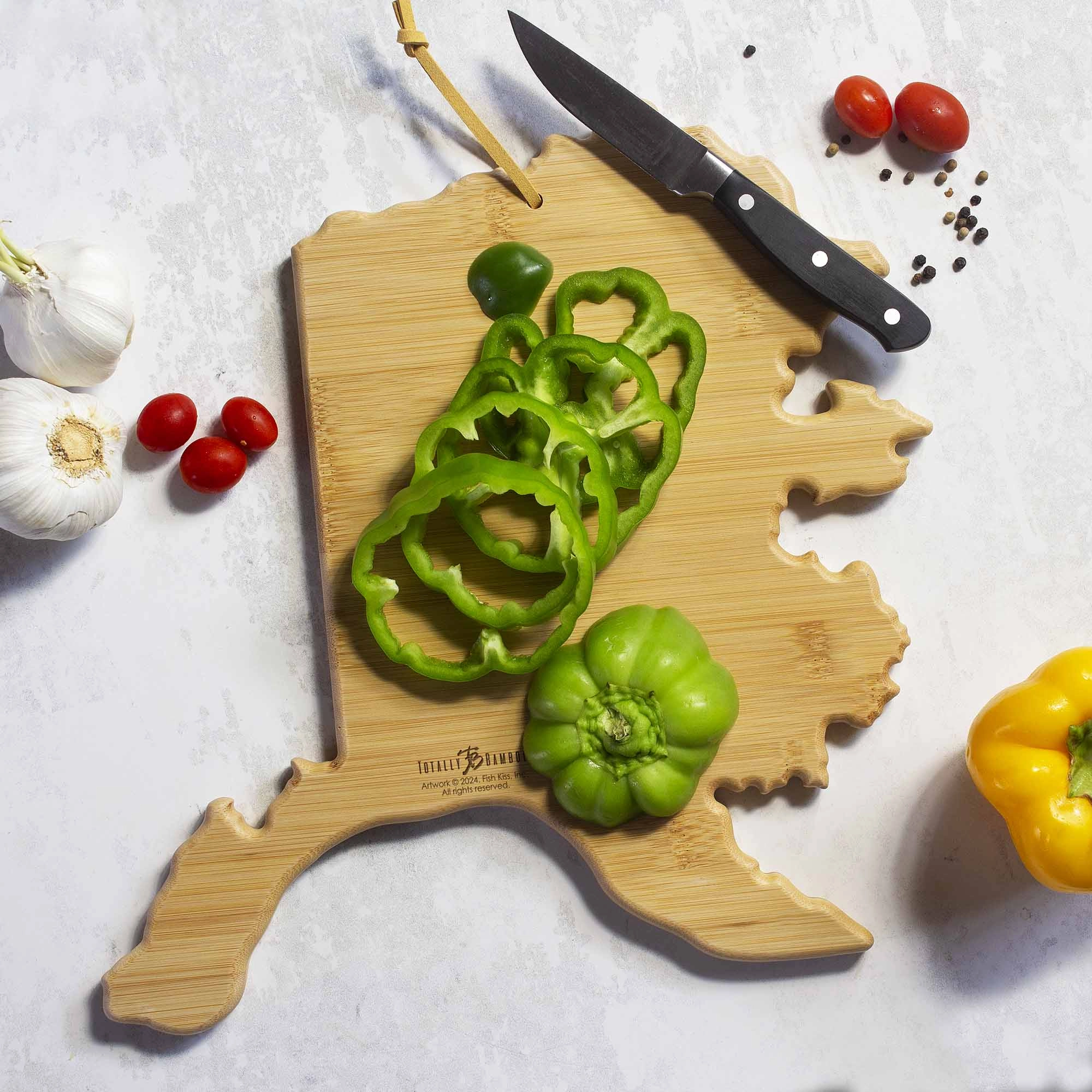 Alaska Cutting Board with Artwork by Fish Kiss