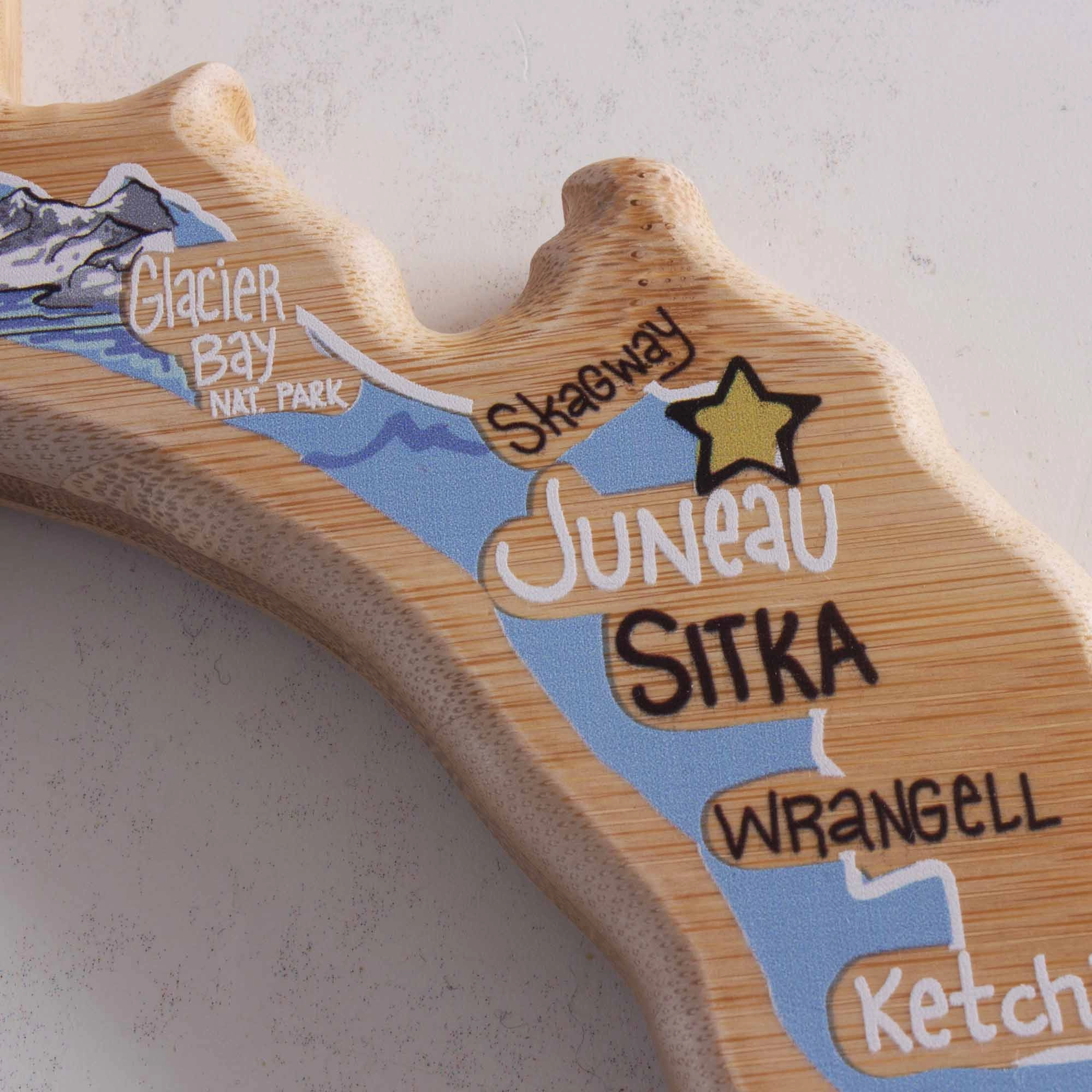 Alaska Cutting Board with Artwork by Fish Kiss