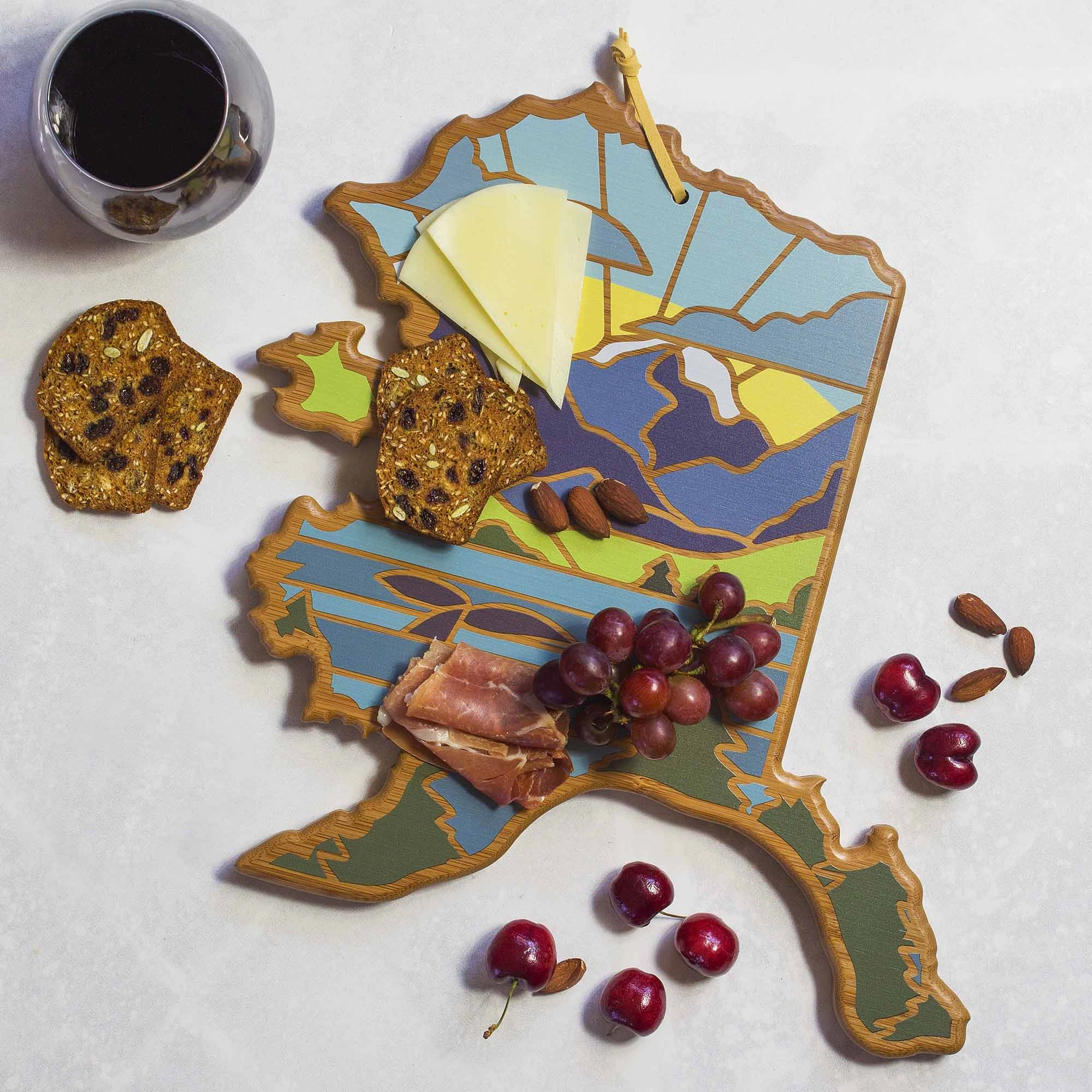Alaska Cutting Board with Artwork by Summer Stokes