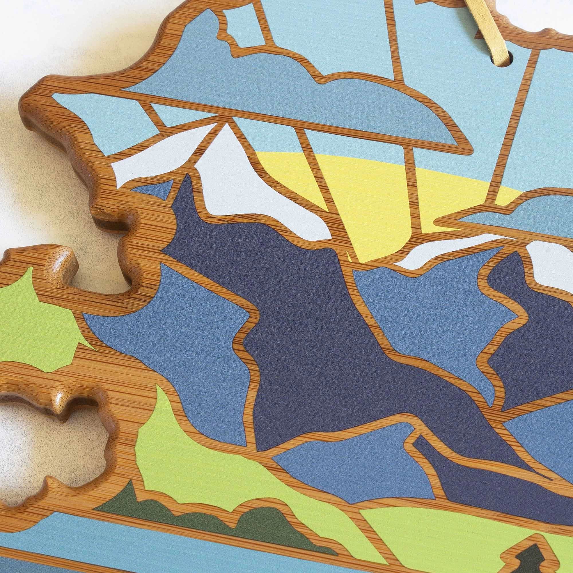 Alaska Cutting Board with Artwork by Summer Stokes