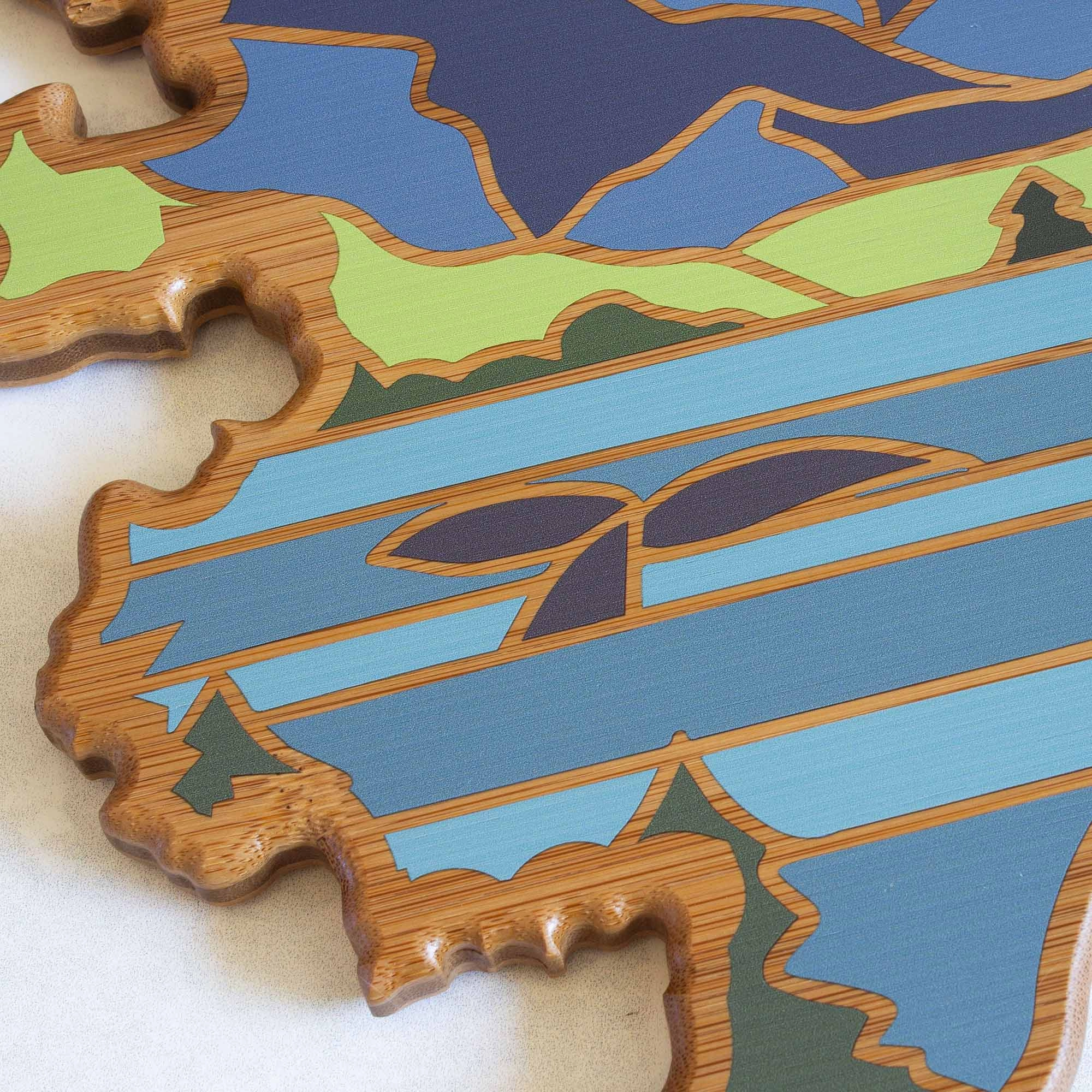 Alaska Cutting Board with Artwork by Summer Stokes