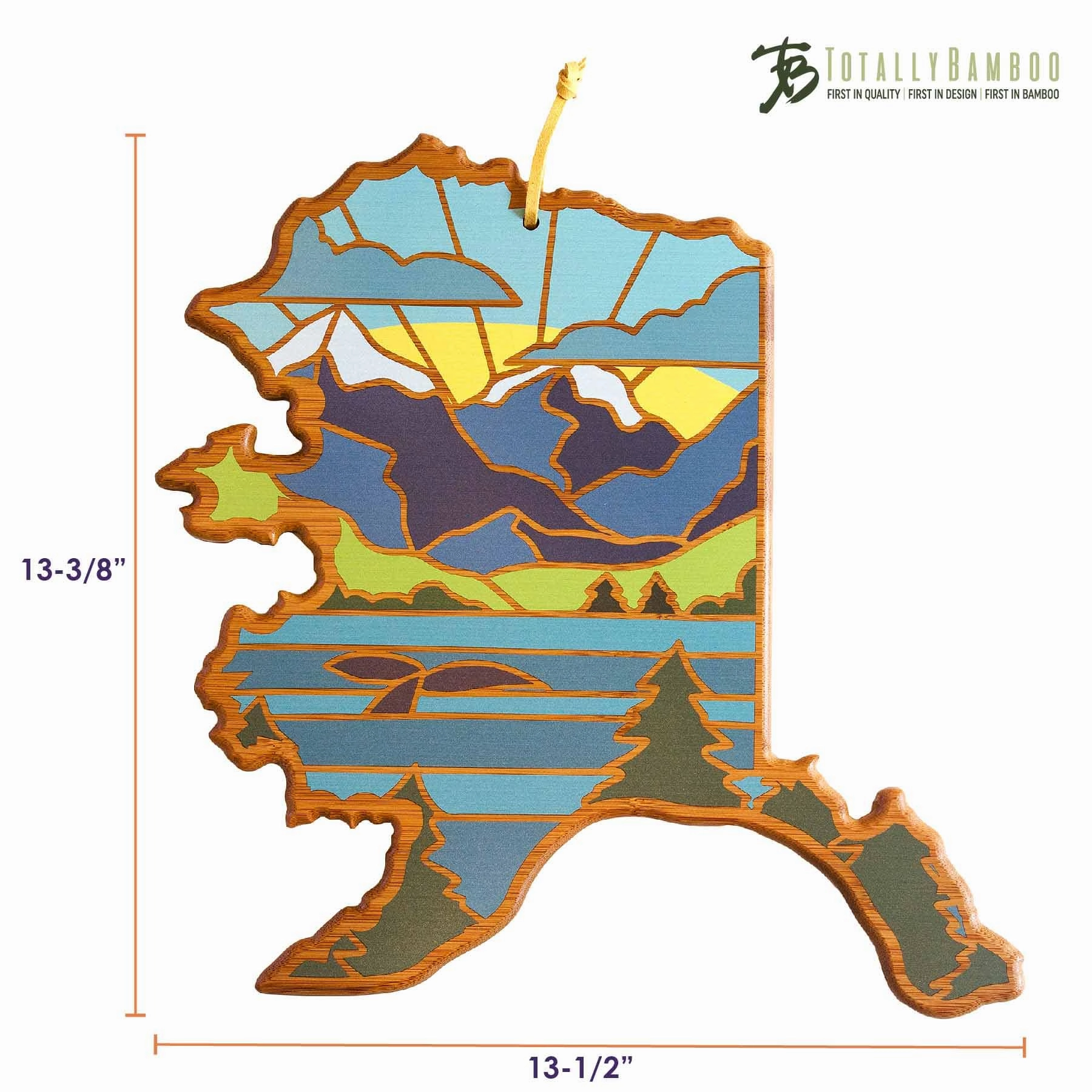 Alaska Cutting Board with Artwork by Summer Stokes