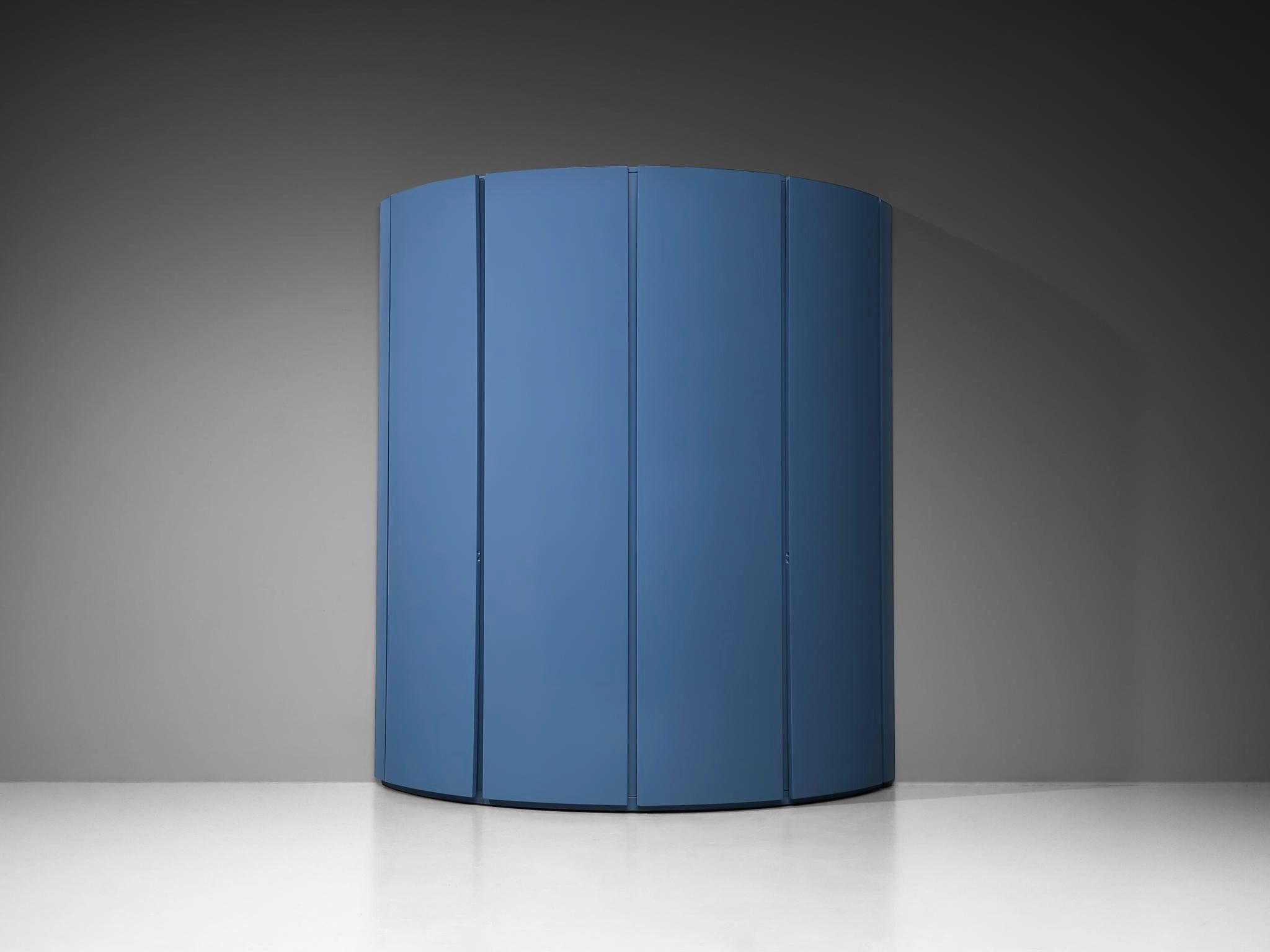Ambrogio Tresoldi e Alberto Salvati Wardrobe Cabinet in Purple Blue Wood
