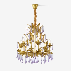 Amethyst Drops Glass Chandelier chandelier,ceiling light,decorative lighting