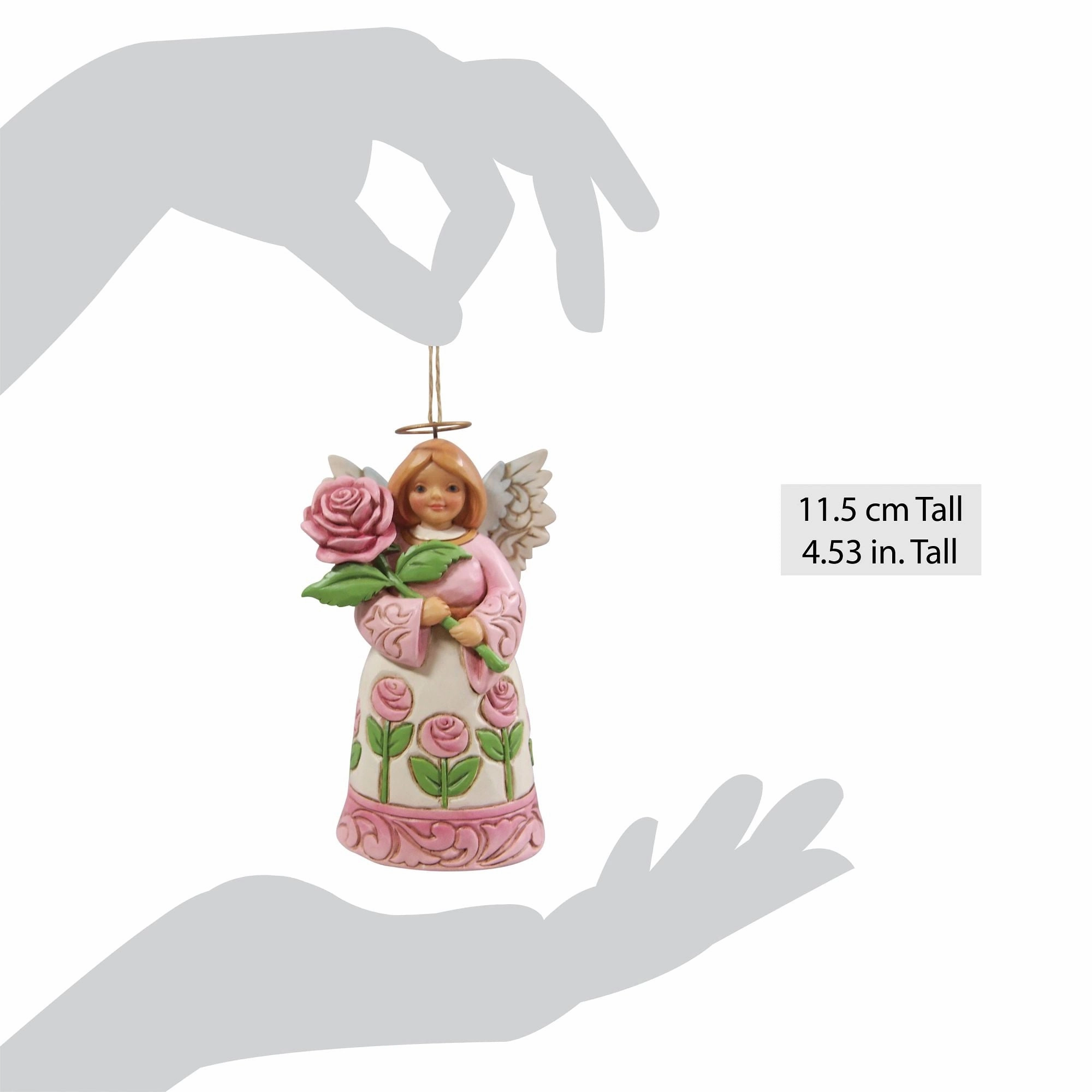 Angel With Roses Ornament