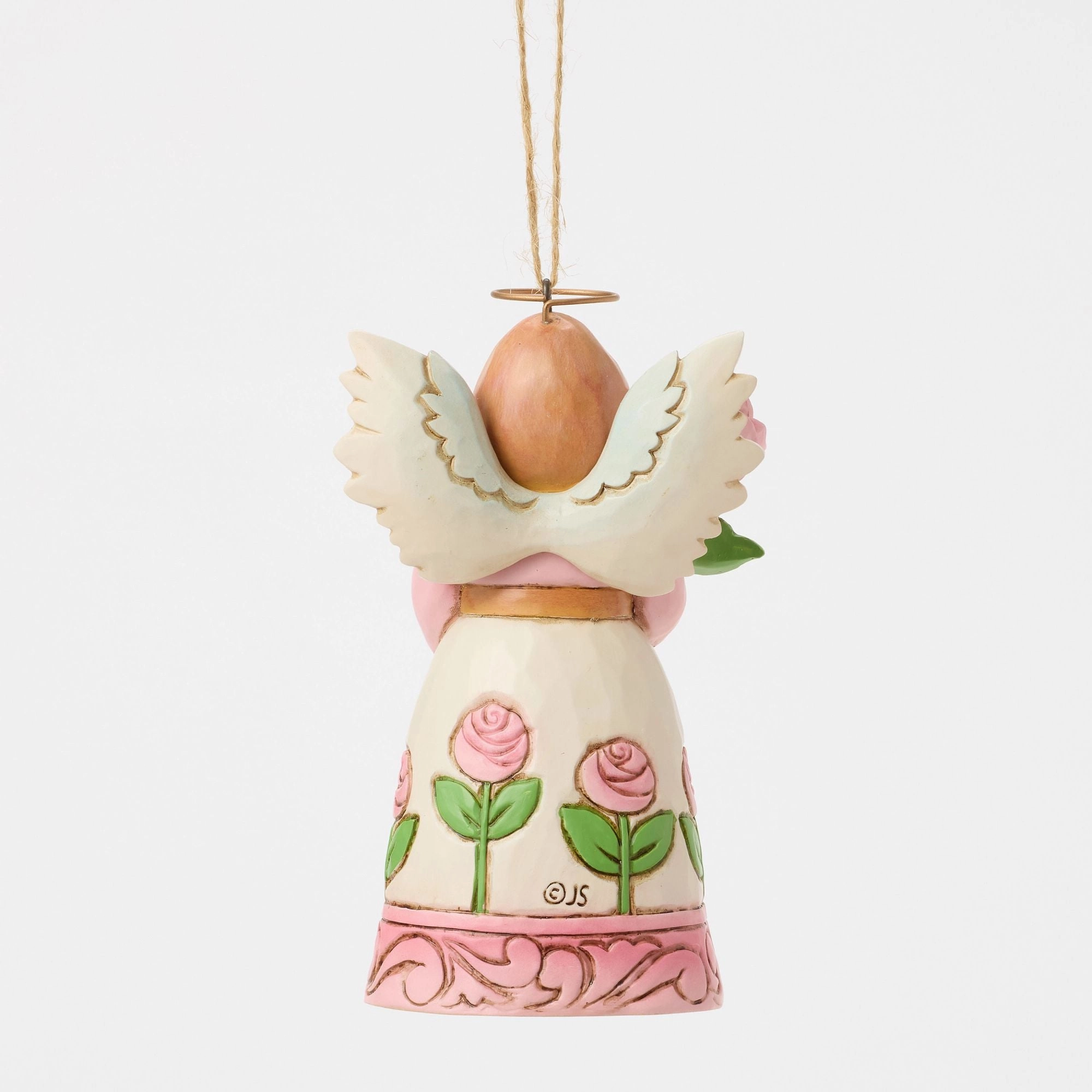 Angel With Roses Ornament