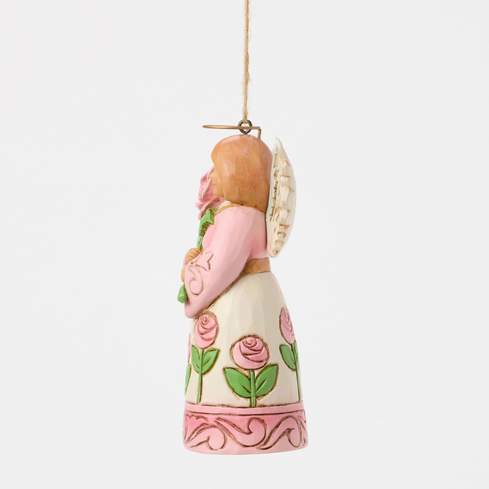 Angel With Roses Ornament