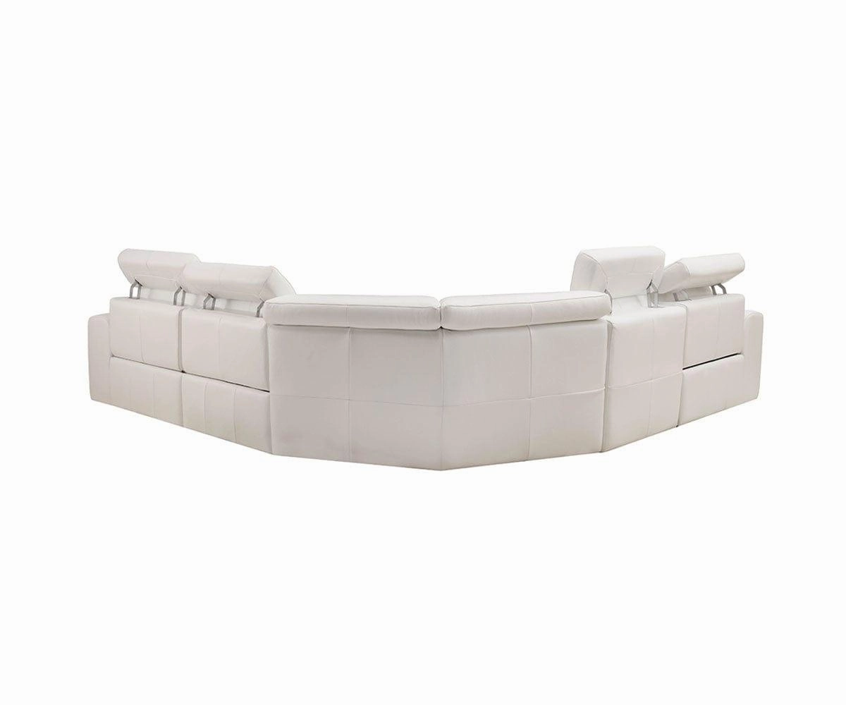 Angelo Leather Power Reclining Sectional