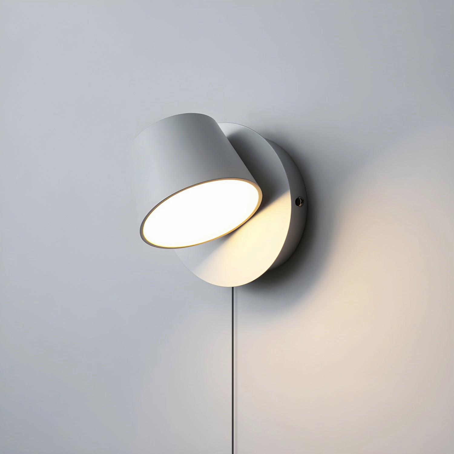 Angle Adjustable Plug-in Wall Lamp