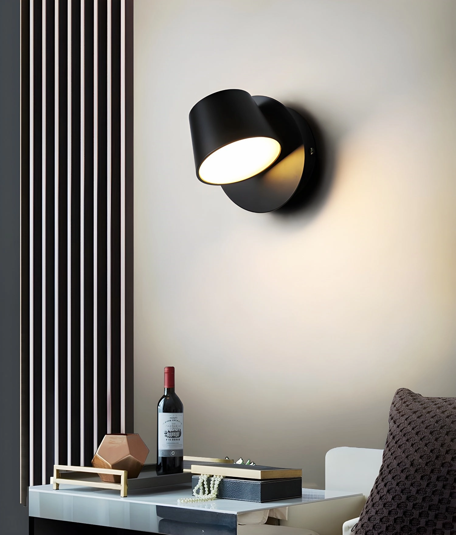 Angle Adjustable Plug-in Wall Lamp