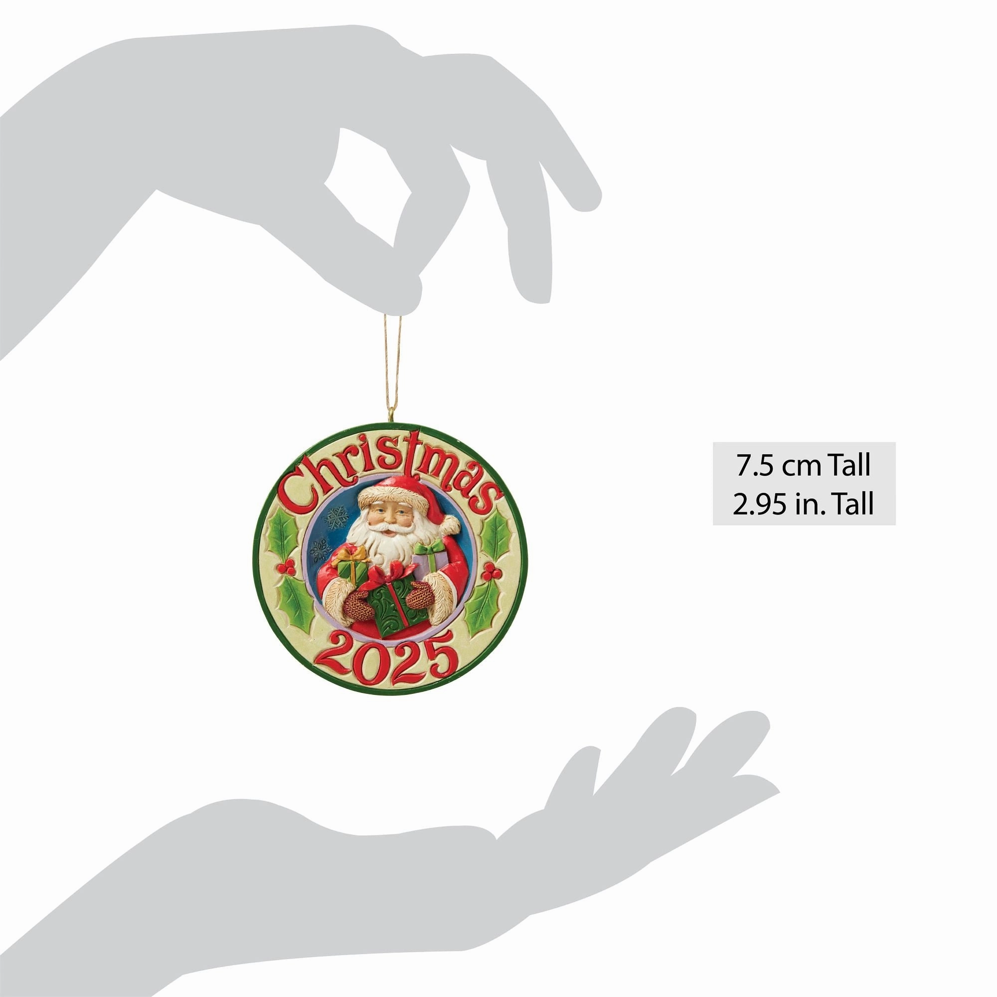 Annual 2025 Santa Gifts Orn