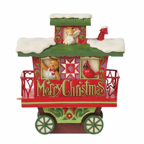Annual Train Car Caboose Fig figurines,decorative figurines,home accents