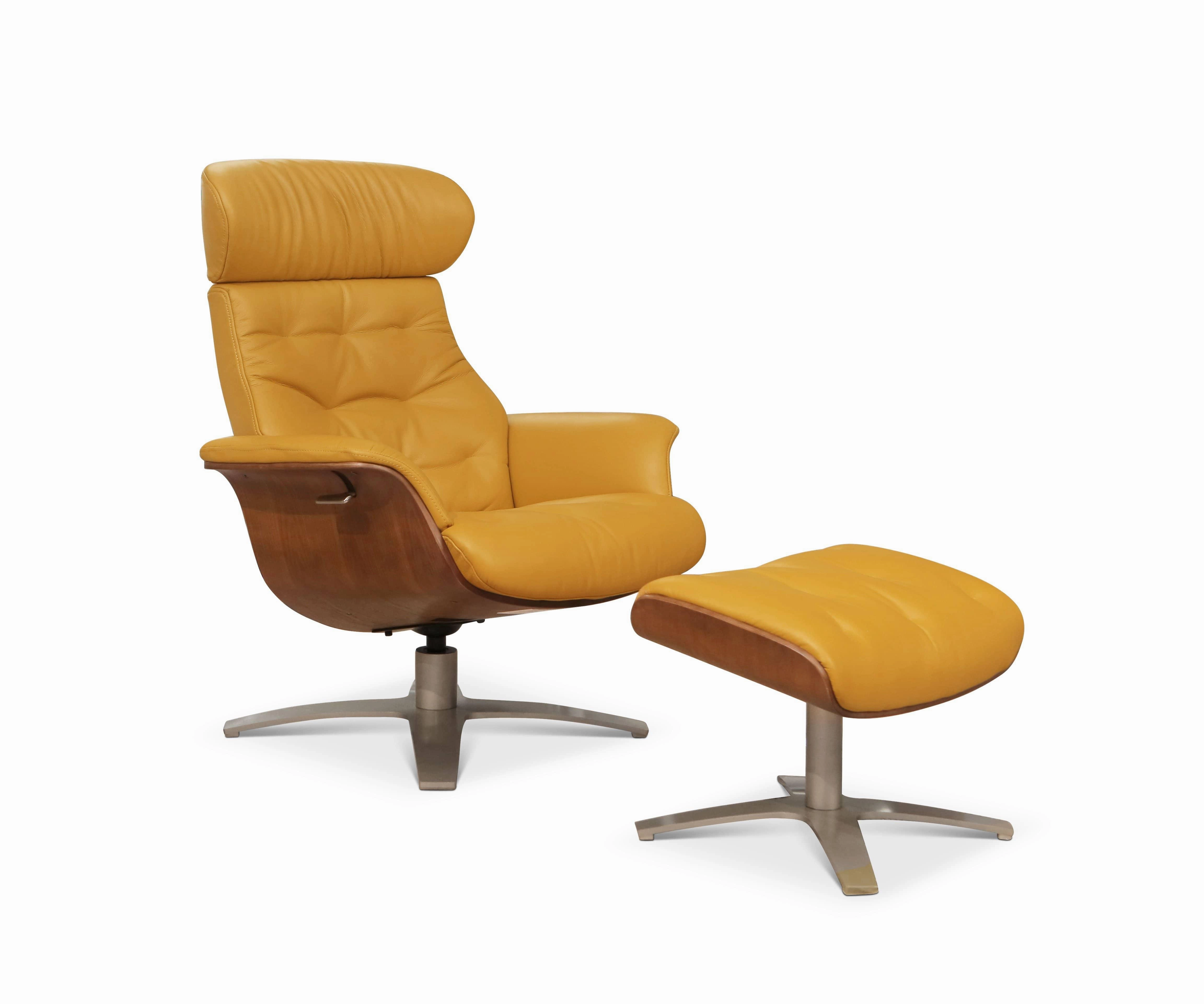Anselmo Leather Recliner & Ottoman