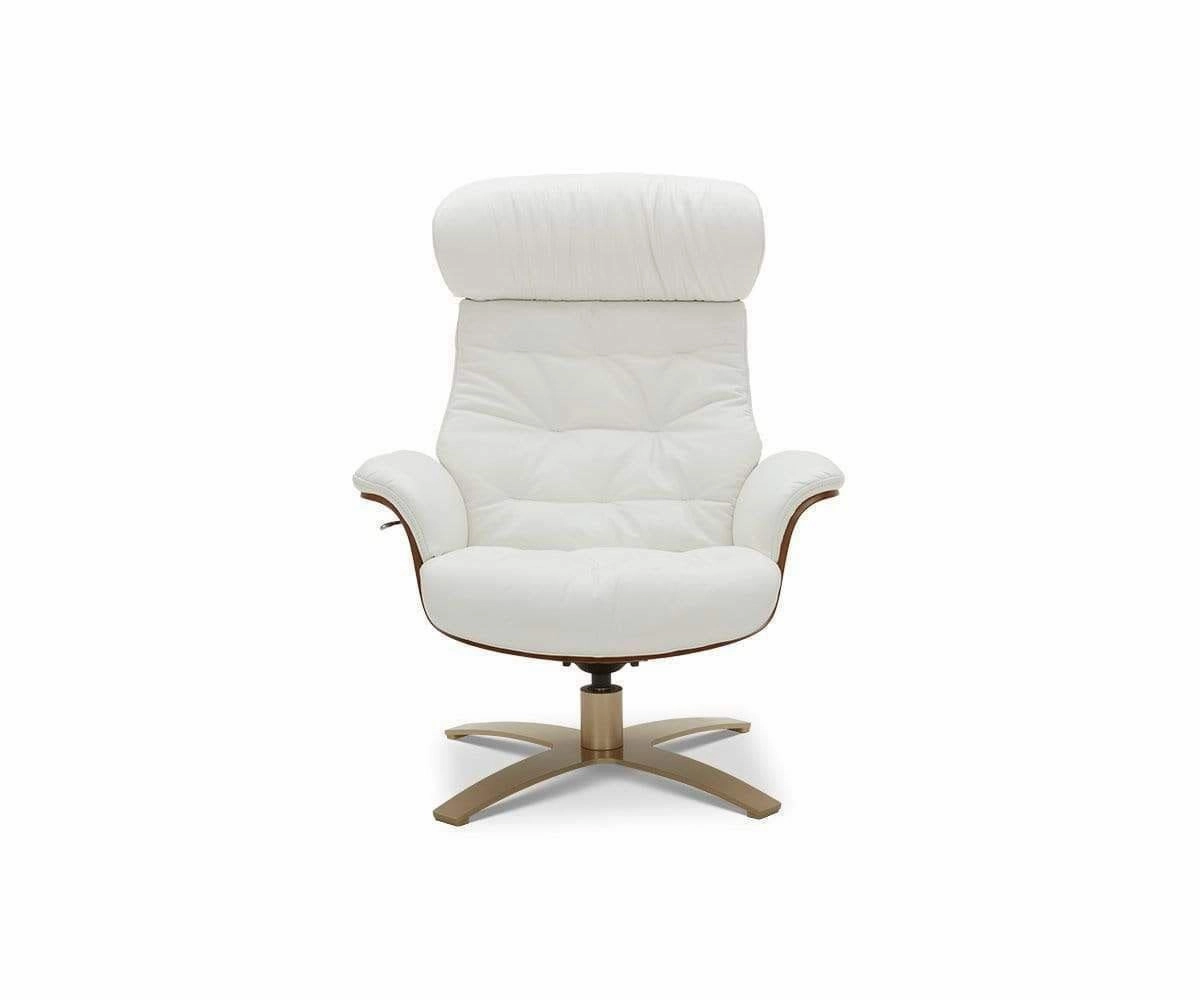 Anselmo Leather Recliner & Ottoman