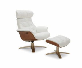 Anselmo Leather Recliner & Ottoman sofa,couch,living room furniture
