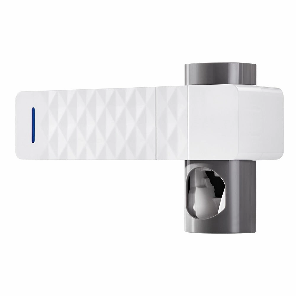 Anti-bacteria UV Automatic Toothbrush Sterilizer by Daily Boutik - White - 8.7" x 5.1" x 2.5"
