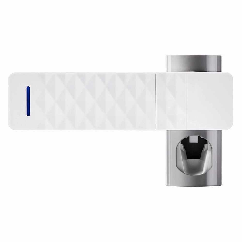 Anti-bacteria UV Automatic Toothbrush Sterilizer by Daily Boutik - White - 8.7" x 5.1" x 2.5"