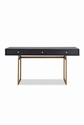 Antique Brass Leg Wooden Desk | Liang & Eimil Hamilton desk,home desk,workstation