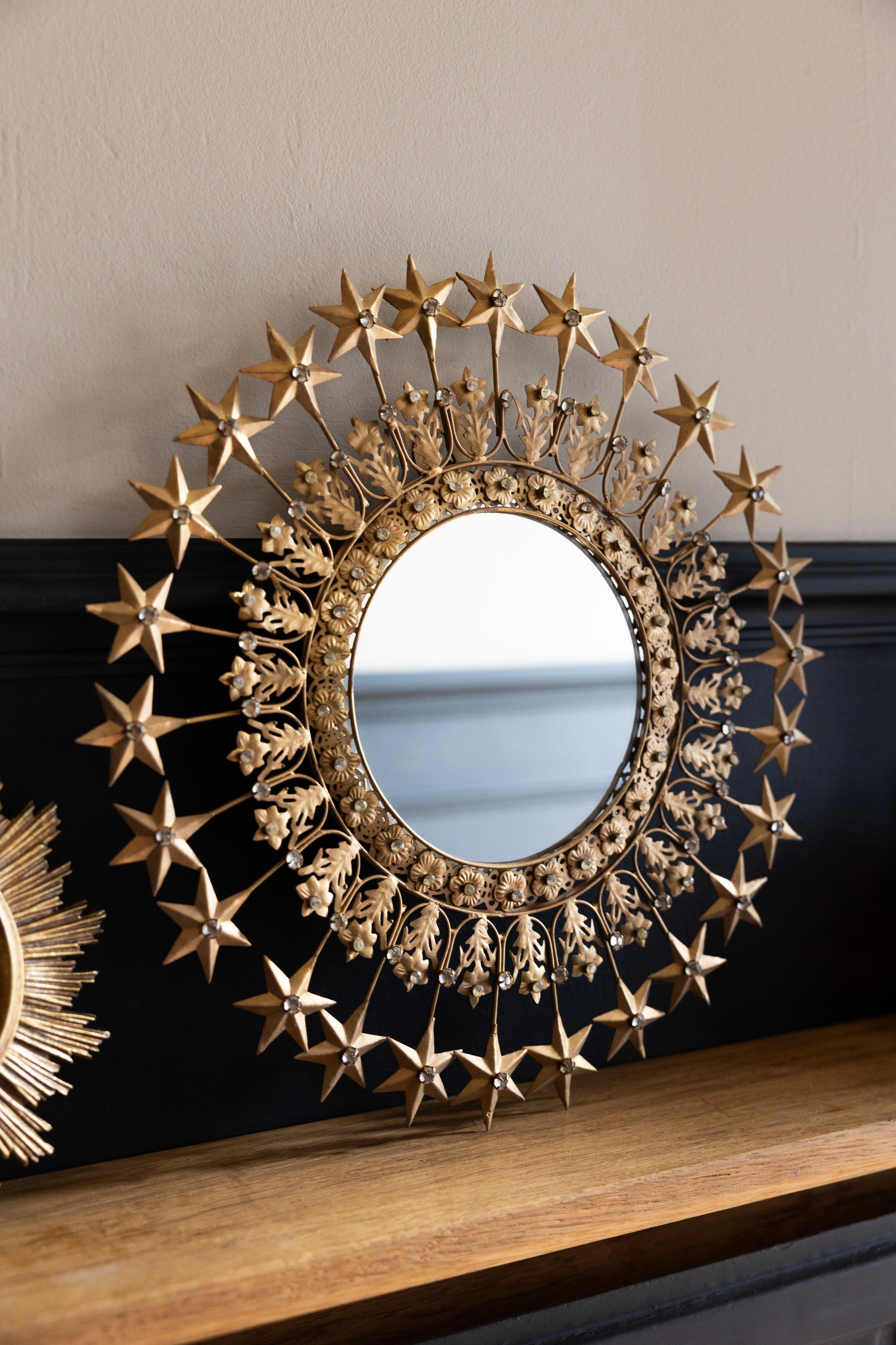 Antique Gold Jewelled Star Wall Mirror area rugs,carpet,floor decoration
