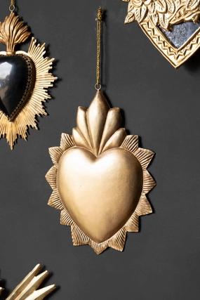 Antiqued-Style Metal Heart Hanging Decoration area rugs,carpet,floor decoration