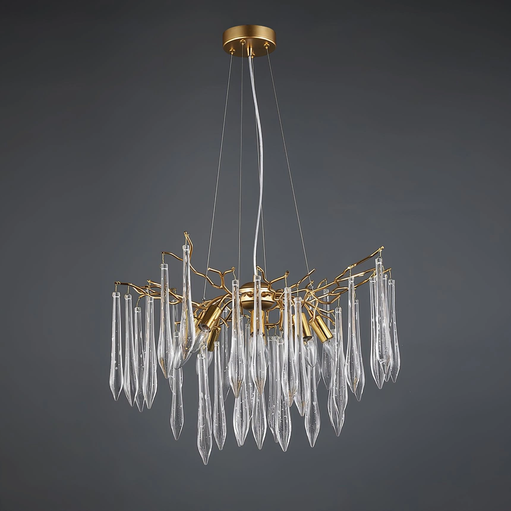Aqua Funnel Chandelier