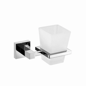 Aqua PIAZZA Toothbrush Holder W/ Porcelain Glass Cup toothbrush holder,bathroom cup,bathroom organizer