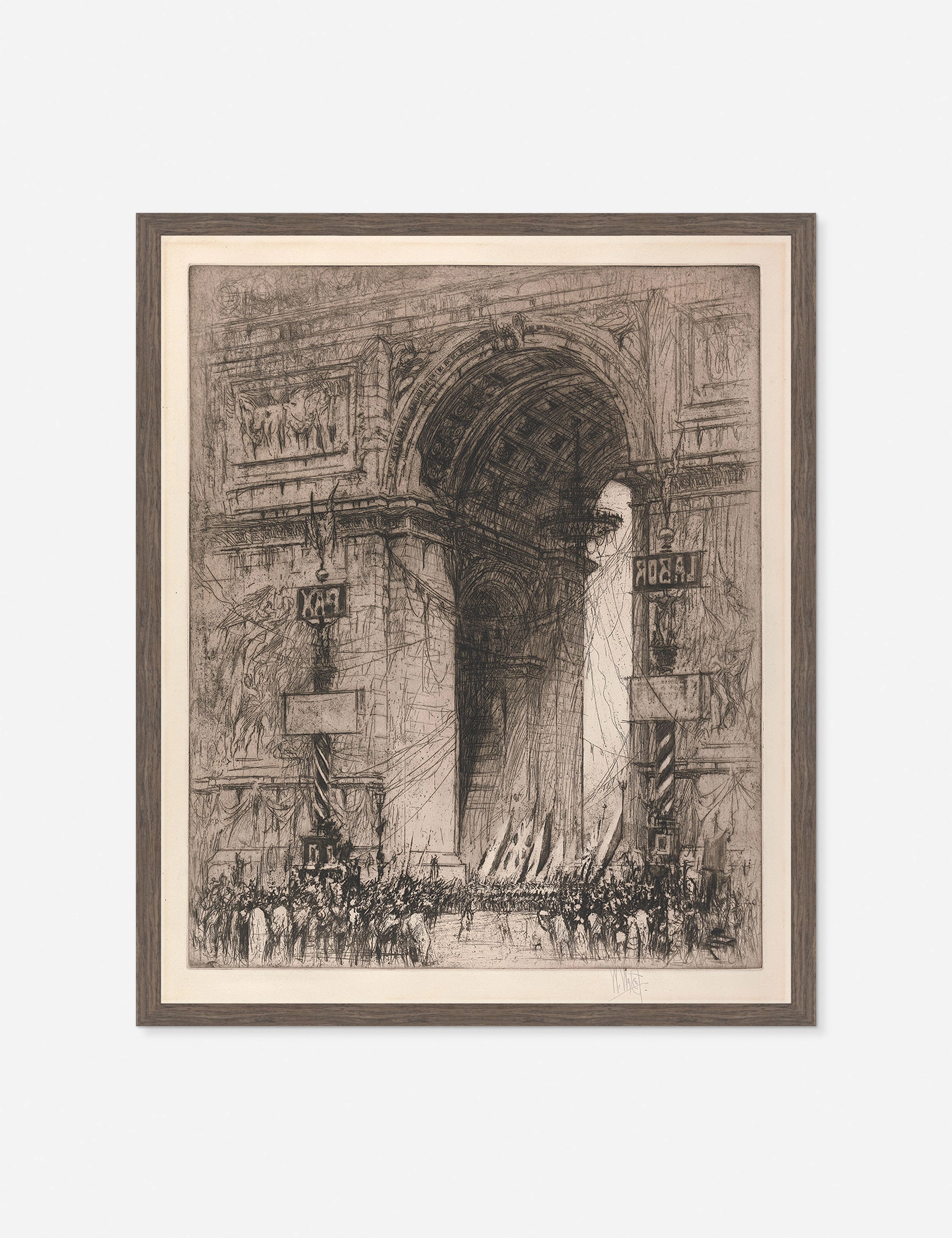 Arc de Triomphe, Paris Print by William Walcot wall art,canvas print,home wall decor