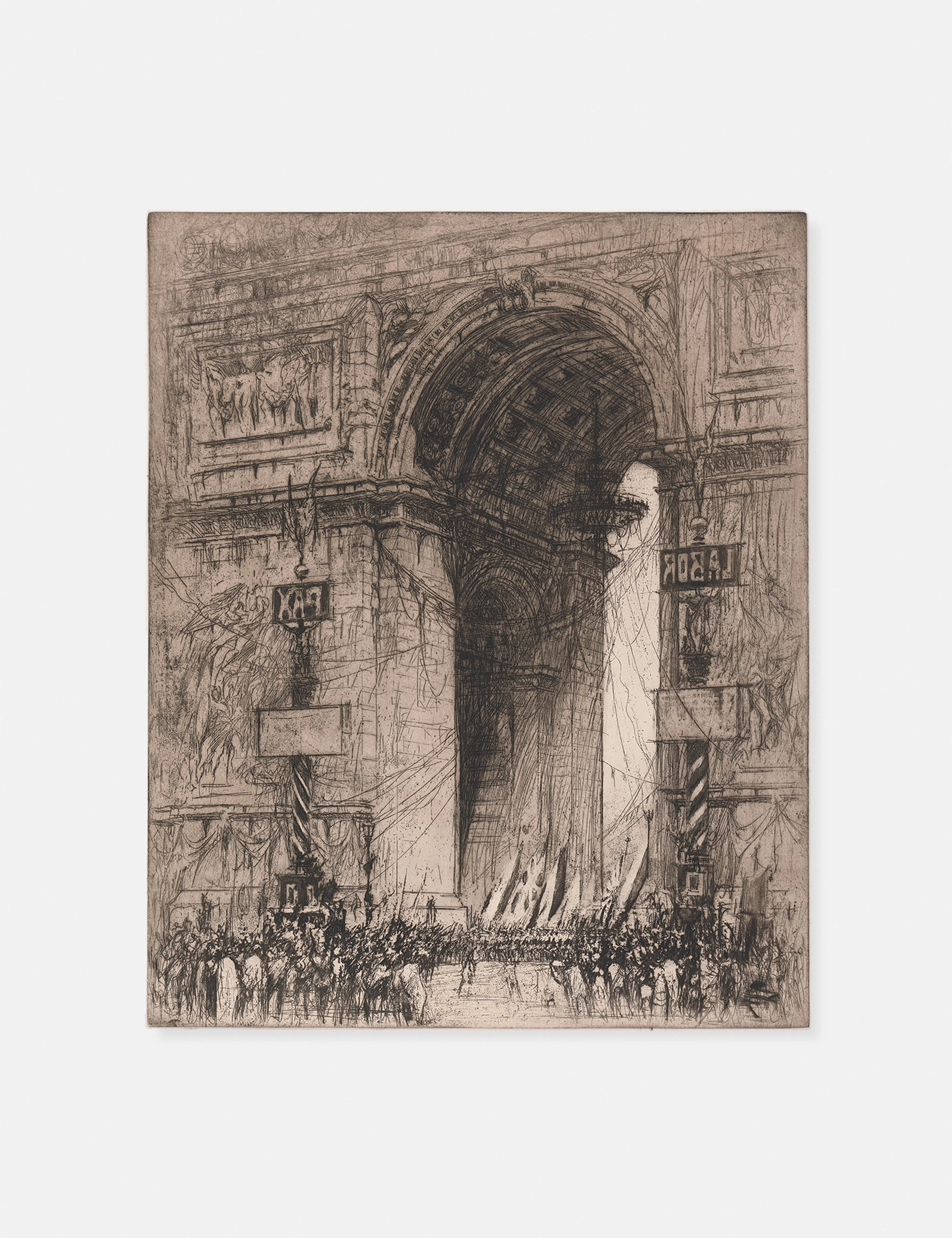 Arc de Triomphe, Paris Print by William Walcot
