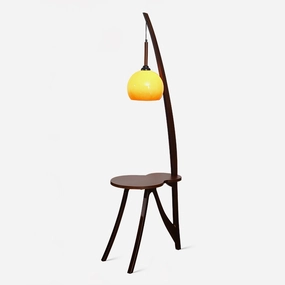 Arc Wood Hanging Floor Lamp floor lamp,standing lamp,interior lighting