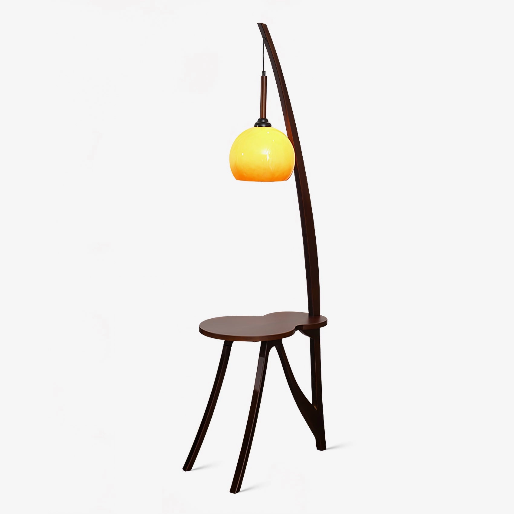Arc Wood Hanging Floor Lamp floor lamp,standing lamp,interior lighting