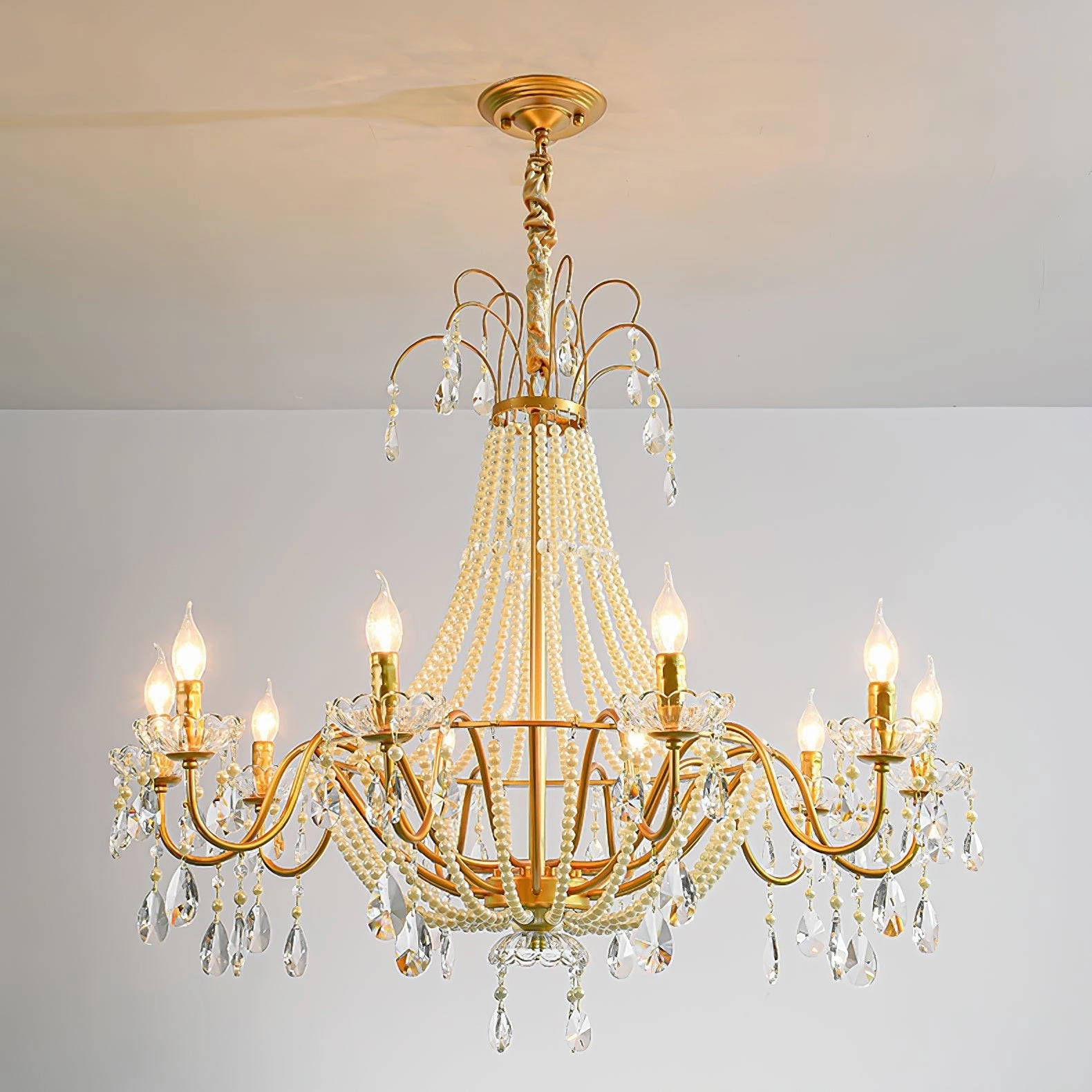 Arcadia Gold Chandelier
