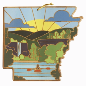 Arkansas Cutting Board with Artwork by Summer Stokes cutting board,chopping board,kitchen tools
