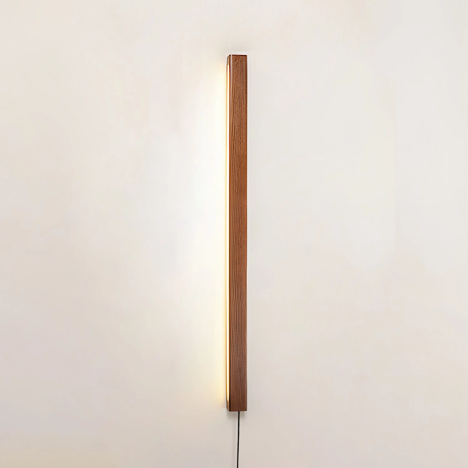 Arlo Linear Wood Plug-in Wall Light