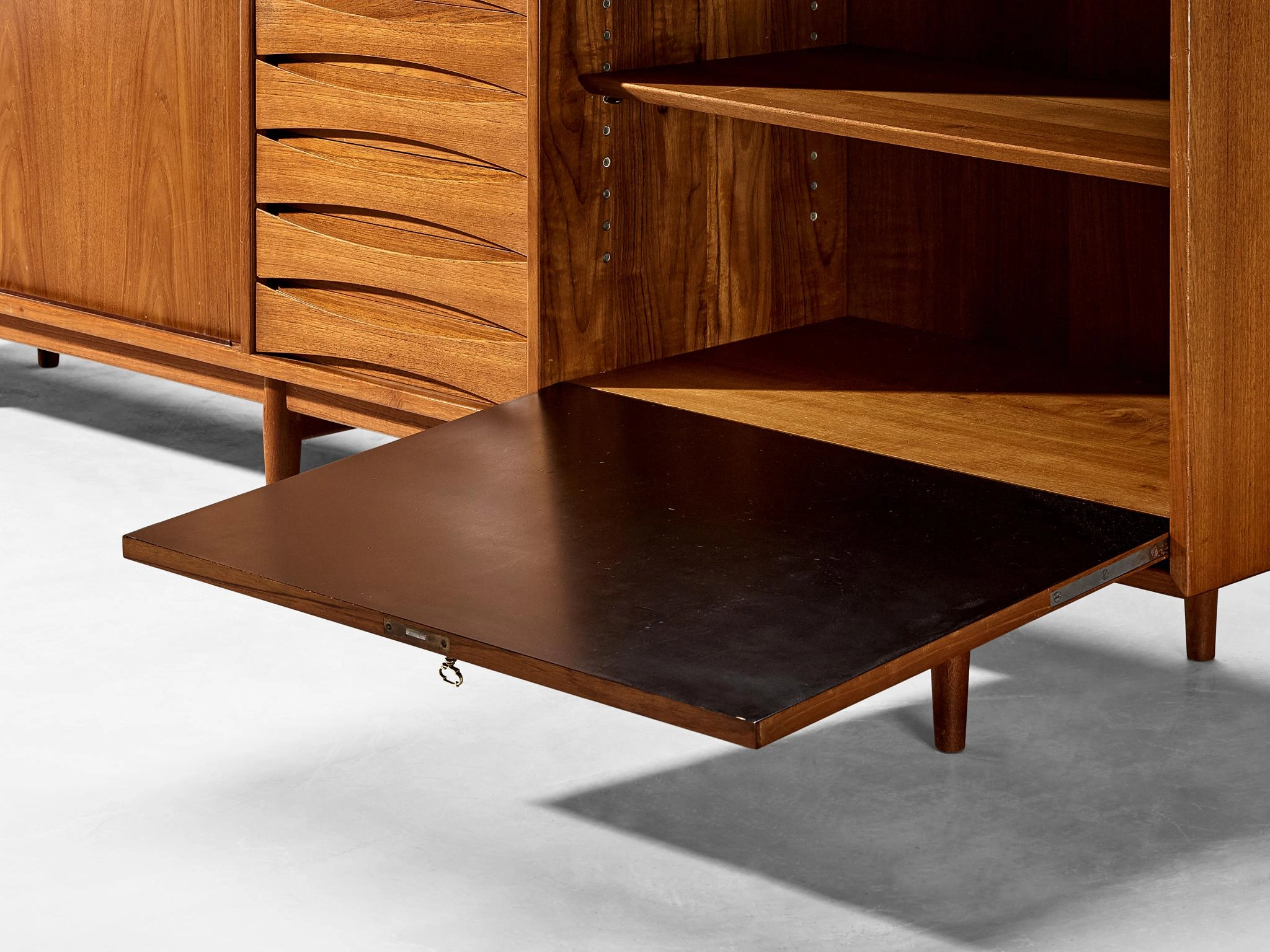 Arne Vodder Sideboard in Teak with Reversible Doors