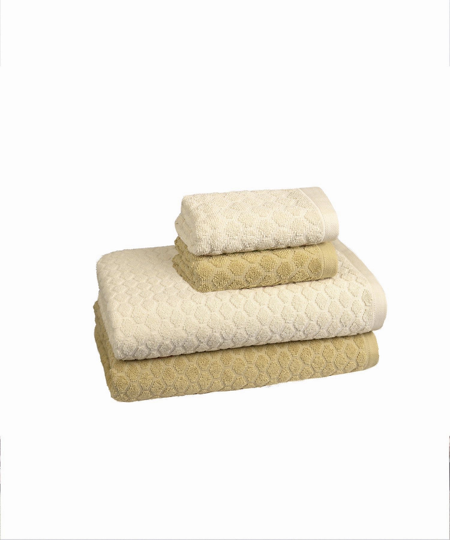Aroma 4Pc Scented Towel Gift Set ,100% Cotton, 500 GSM, Vanilla