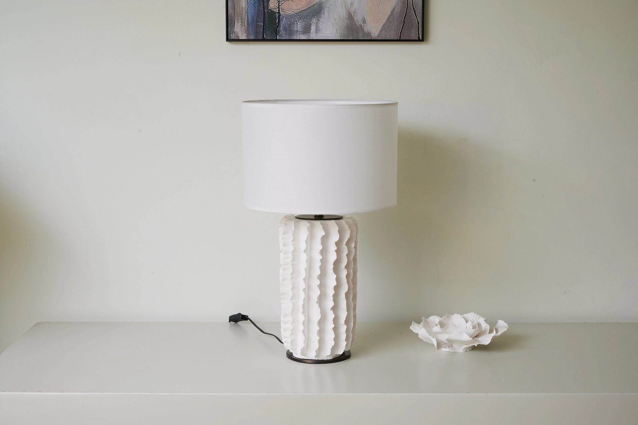 Arroyo Sculpted Ceramic Table Lamp
