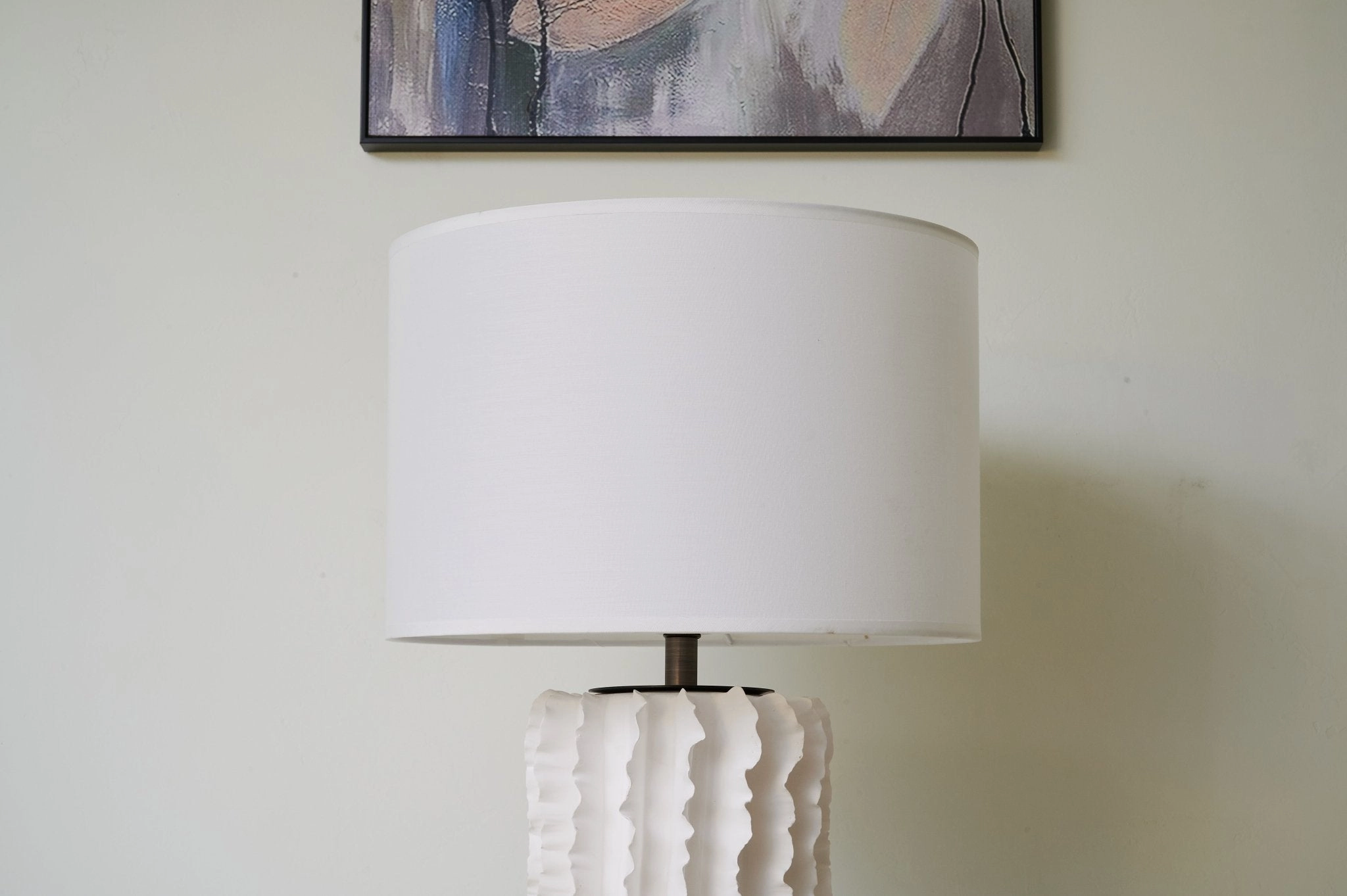 Arroyo Sculpted Ceramic Table Lamp