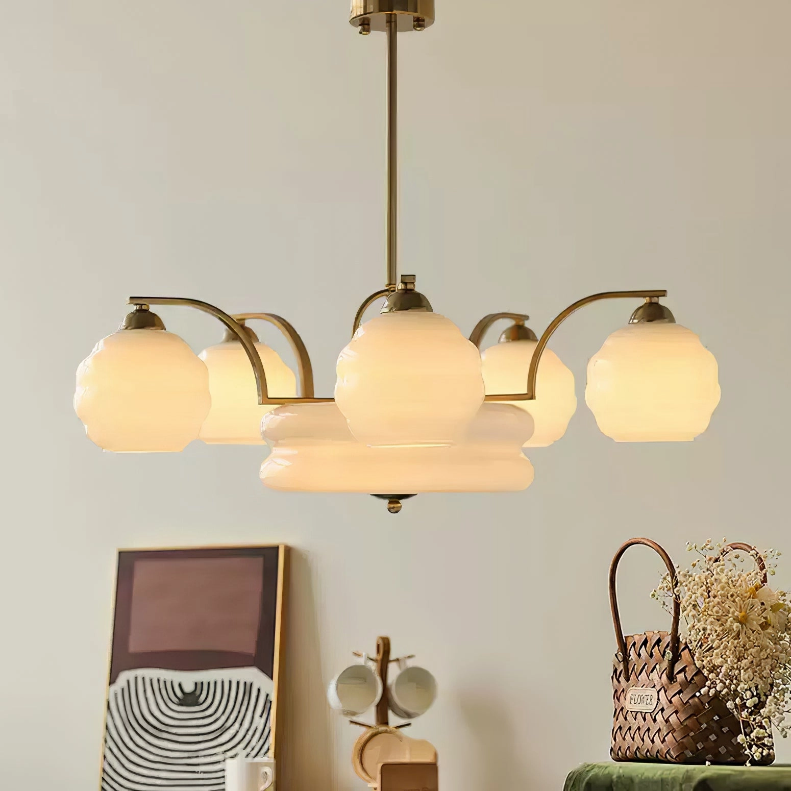 Art Deco Vintage Chandelier
