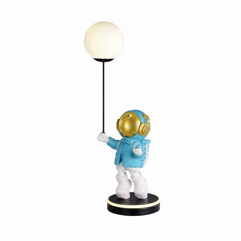 Astronaut and Planet Lamp