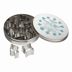 Ateco 4848 12-Piece Medium Aspic Cutter Set baking tools,cake baking,kitchen gadgets