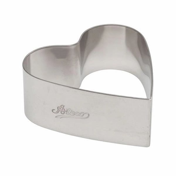 Ateco 4900 Stainless Steel Heart Shaped Form, 3" baking tools,cake baking,kitchen gadgets
