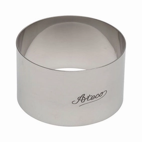 Ateco 4901 Stainless Steel Round Mold, 3" x 1-3/4" baking tools,cake baking,kitchen gadgets