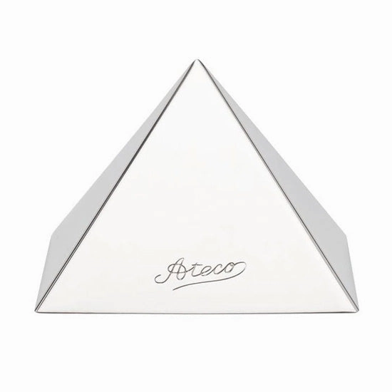 Ateco 4936 Stainless Steel Pyramid Mold, 3-1/2" baking tools,cake baking,kitchen gadgets