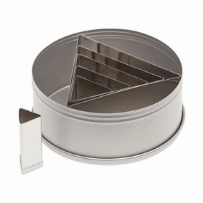 Ateco 5256 6-Piece Plain Triangle Cutter Set baking tools,cake baking,kitchen gadgets