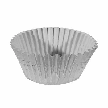 Ateco 6432 Silver Foil Baking Cups, 2" x 1-1/4", Pack of 200 baking tools,cake baking,kitchen gadgets