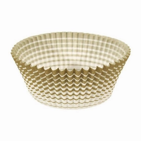 Ateco 6439 Gold Stripe Baking Cups, 2" x 1-1/4", Pack of 200 baking tools,cake baking,kitchen gadgets