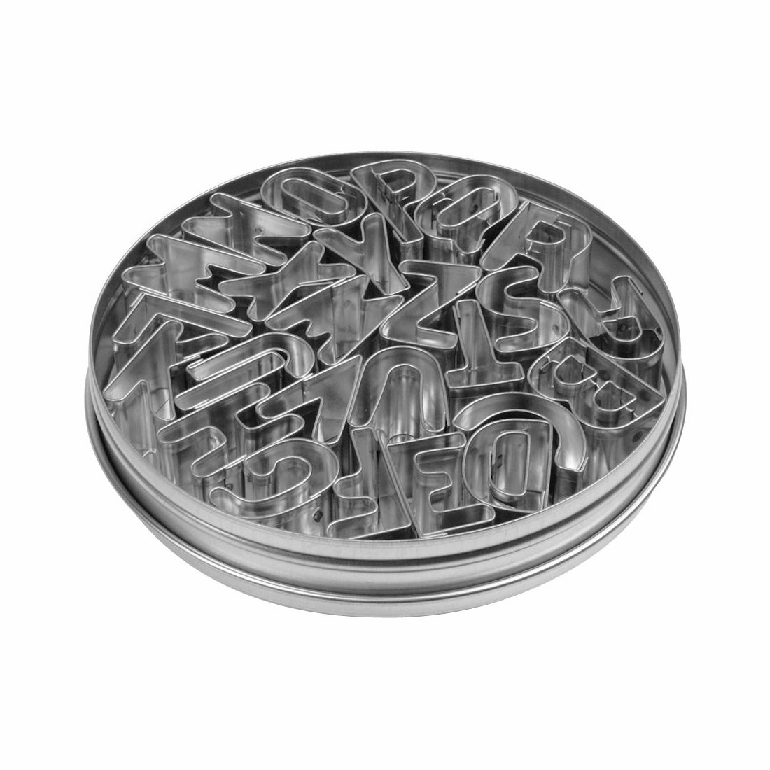 Ateco 6949 26-piece Tin Small Alphabet ABC Cutter Set, 1" baking tools,cake baking,kitchen gadgets