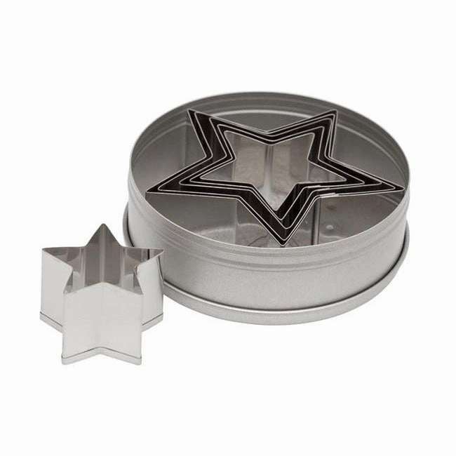 Ateco 7805 6-Piece Star Cutter Set baking tools,cake baking,kitchen gadgets