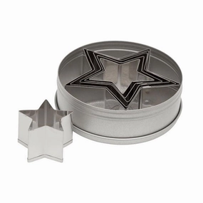 Ateco 7805 6-Piece Star Cutter Set baking tools,cake baking,kitchen gadgets