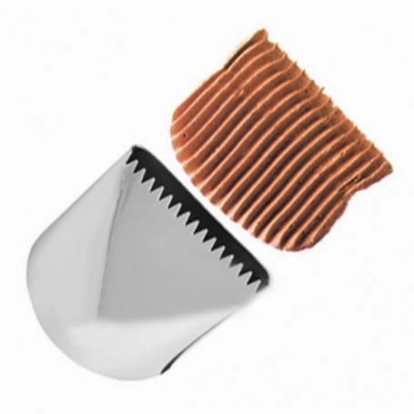 Ateco 789 Extra Large Tube / Decorating Tip, Ribbon, 1.8"